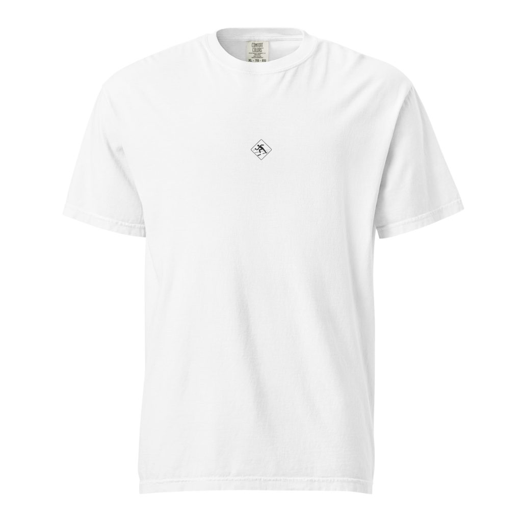 Unisex-T-Shirt Street Racket weiss