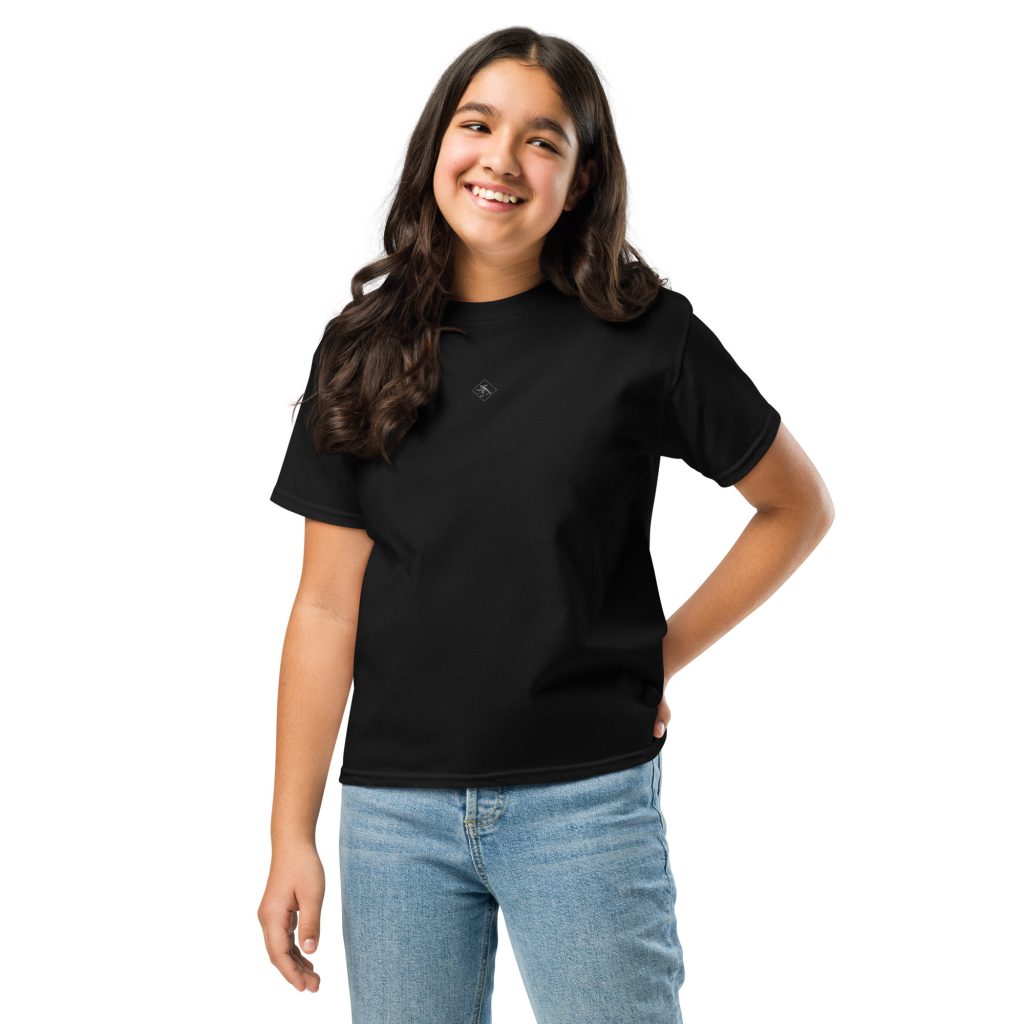 T-Shirt für Jugendliche und Kinder schwarz