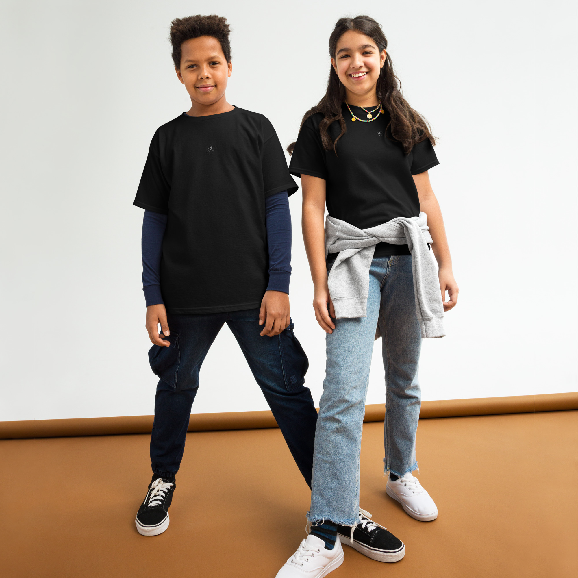T-Shirt für Jugendliche udn Kinder schwarz – Bild 3