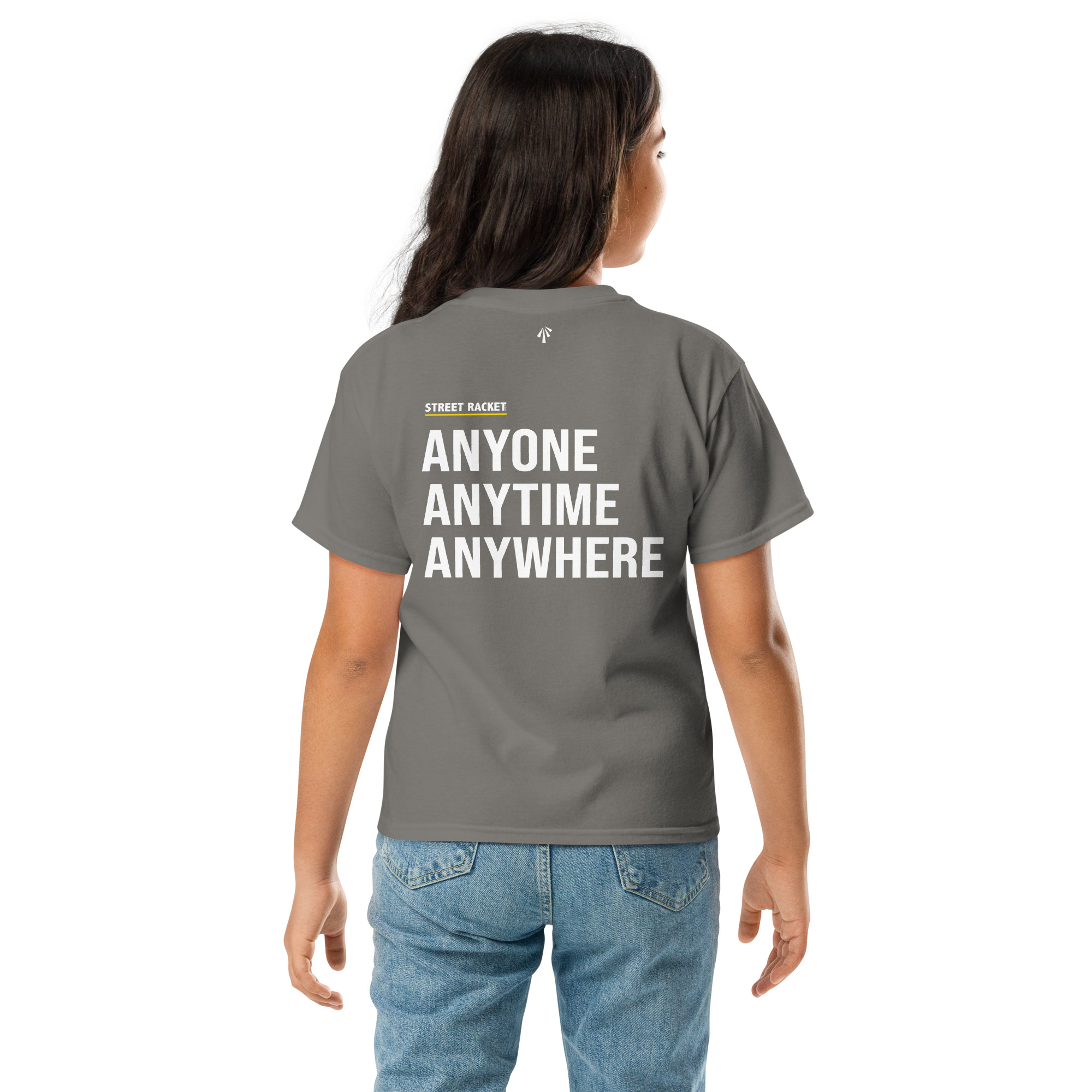 T-Shirt für Jugendliche und Kinder anthrazit – Bild 5