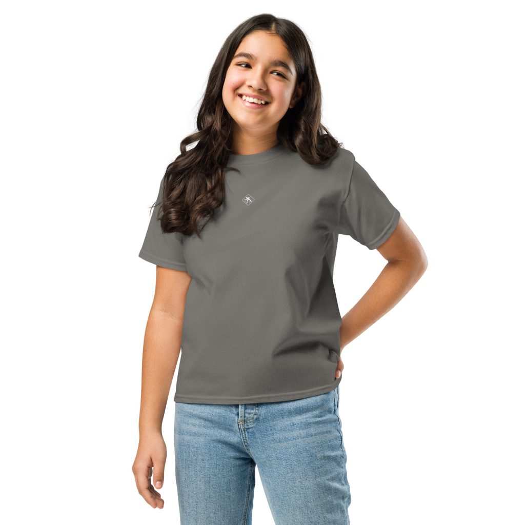 T-Shirt für Jugendliche und Kinder anthrazit
