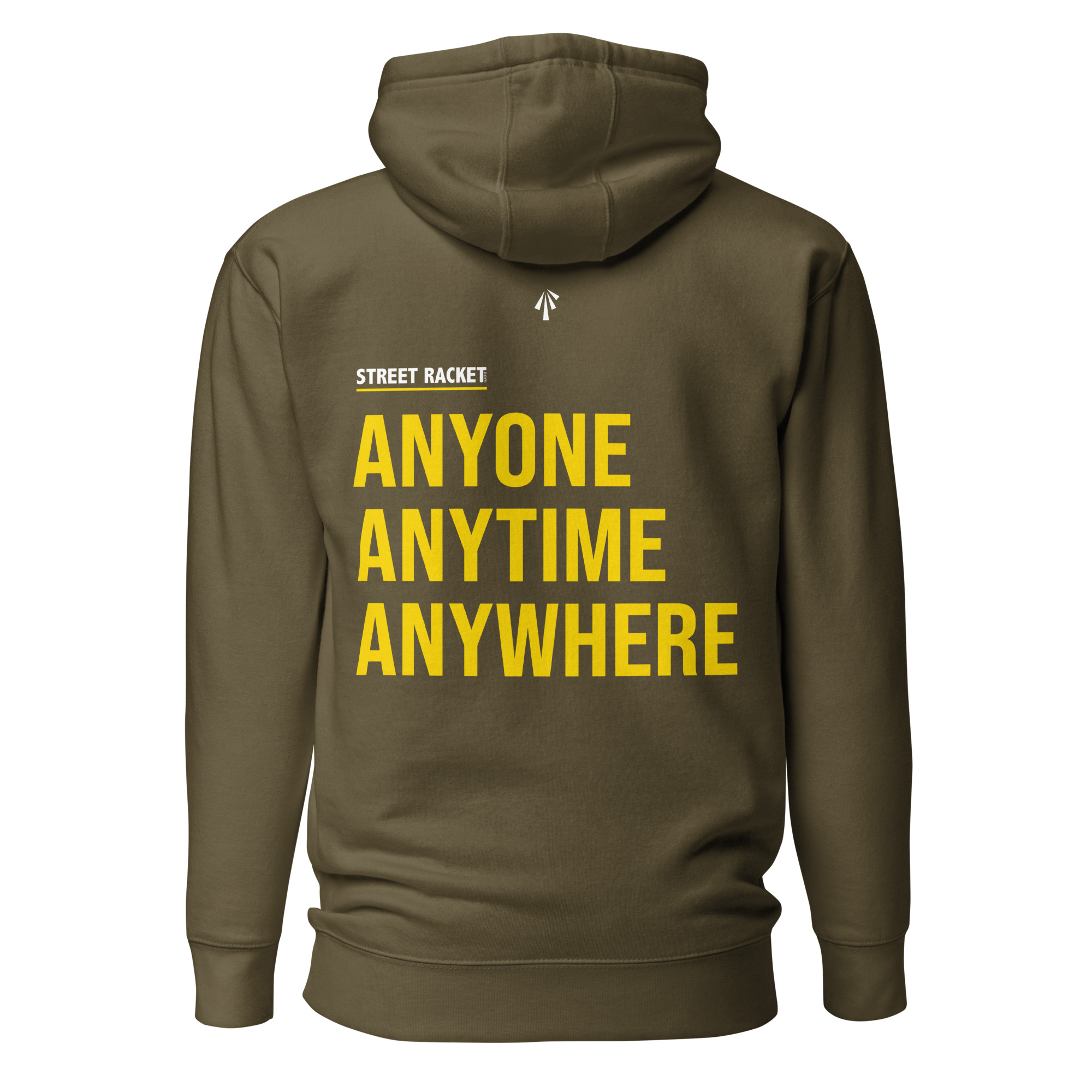 Unisex-Kapuzenpullover Street Racket khaki – Bild 2