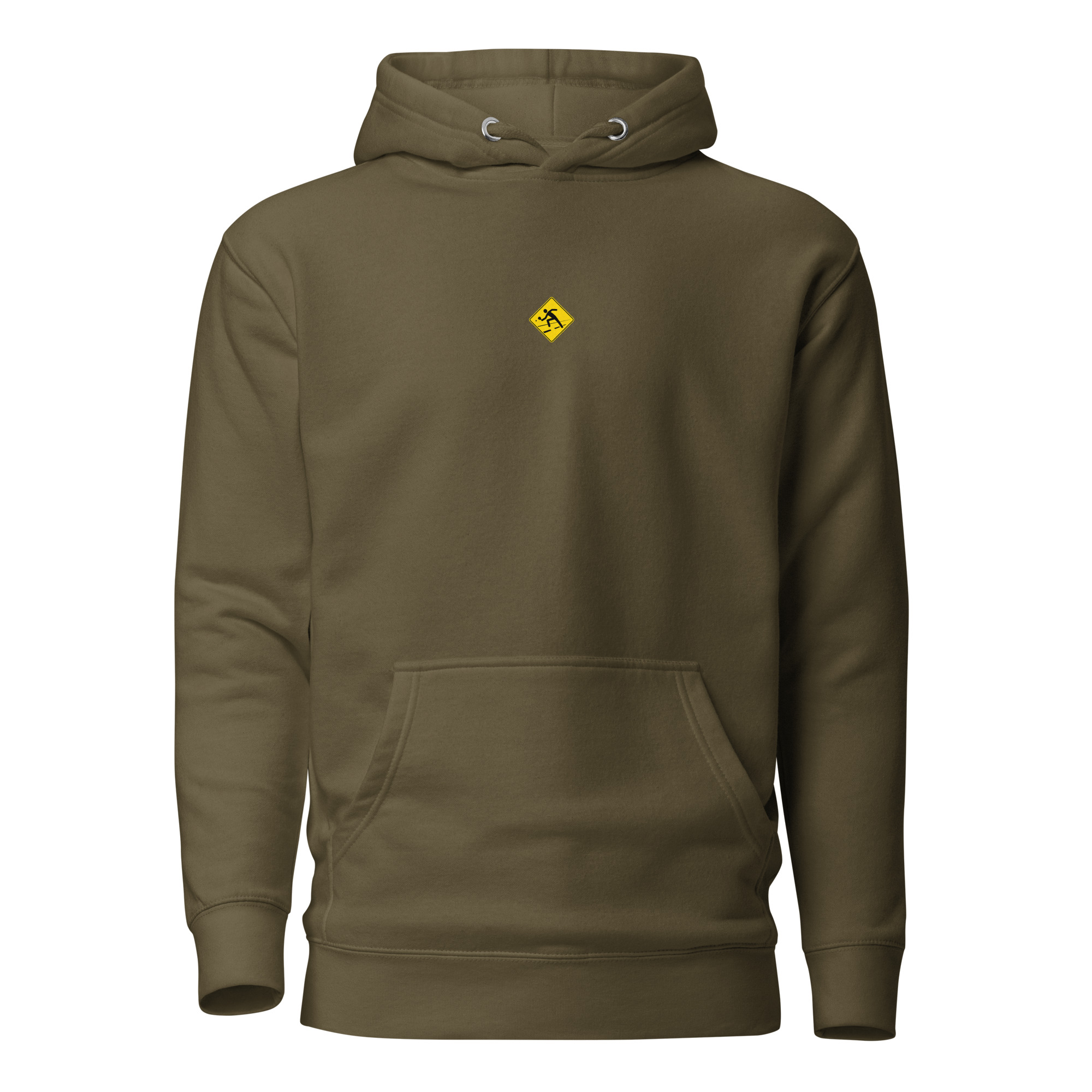 Unisex-Kapuzenpullover Street Racket khaki – Bild 3