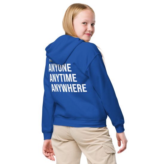Hoodie für Jugendliche & Kinder blau