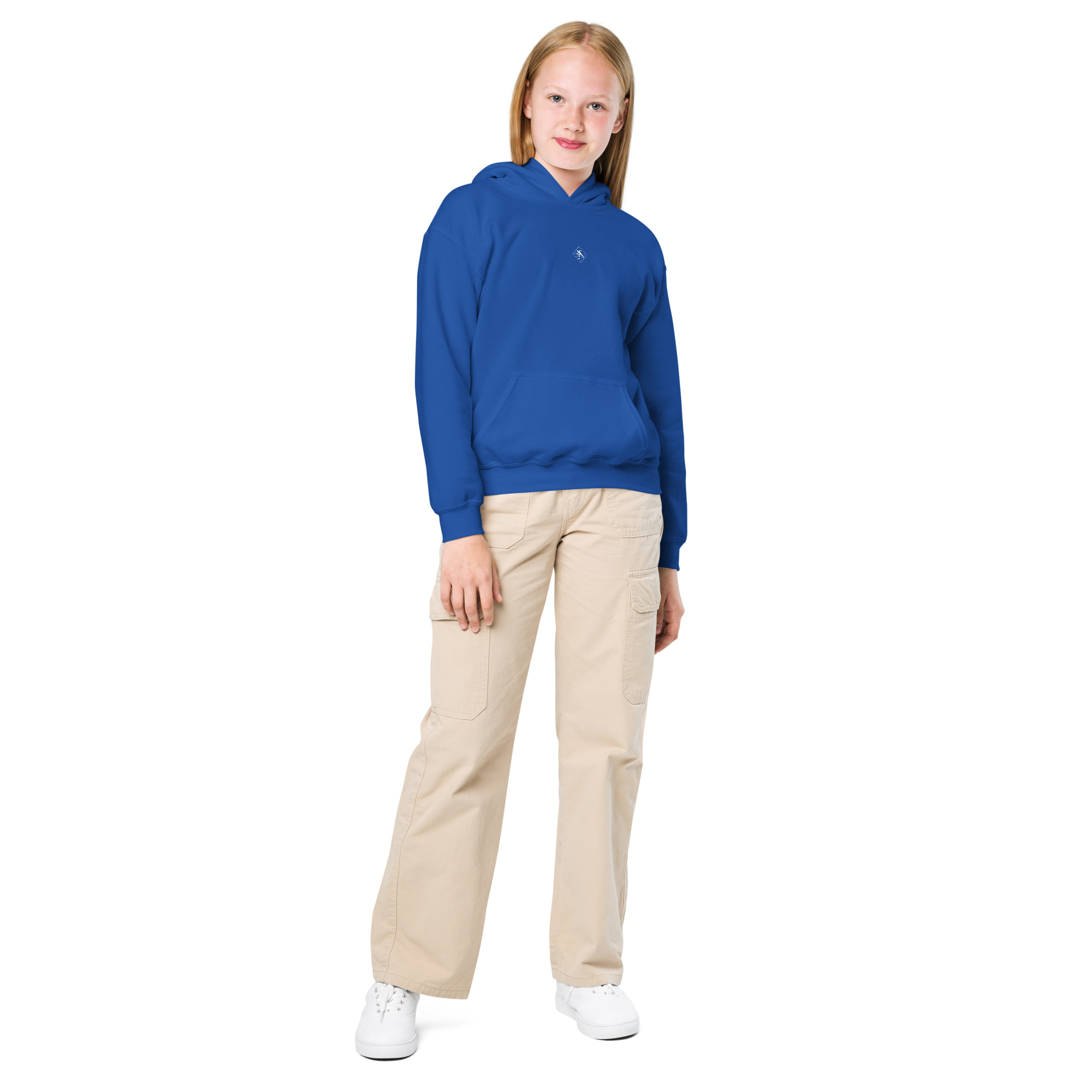 Hoodie für Jugendliche & Kinder blau – Bild 3