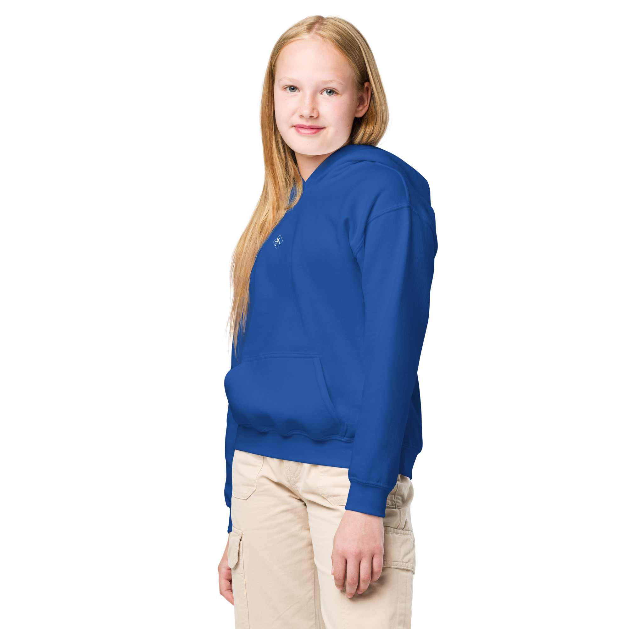 Hoodie für Jugendliche & Kinder blau – Bild 4