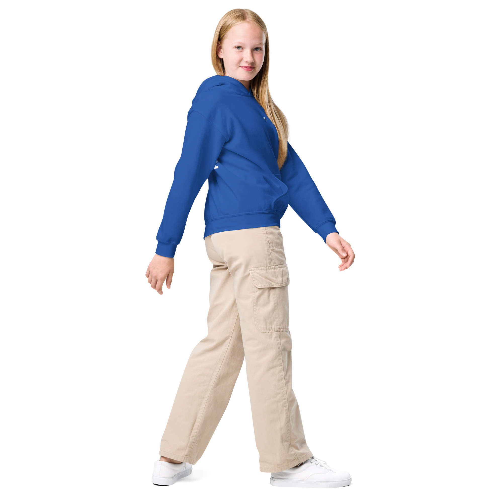 Hoodie für Jugendliche & Kinder blau – Bild 5